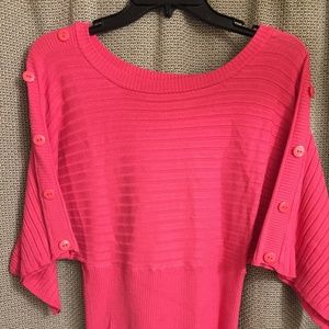 PINK KNIT BLOUSE